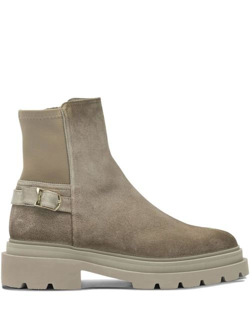 Botine din piele întoarsă