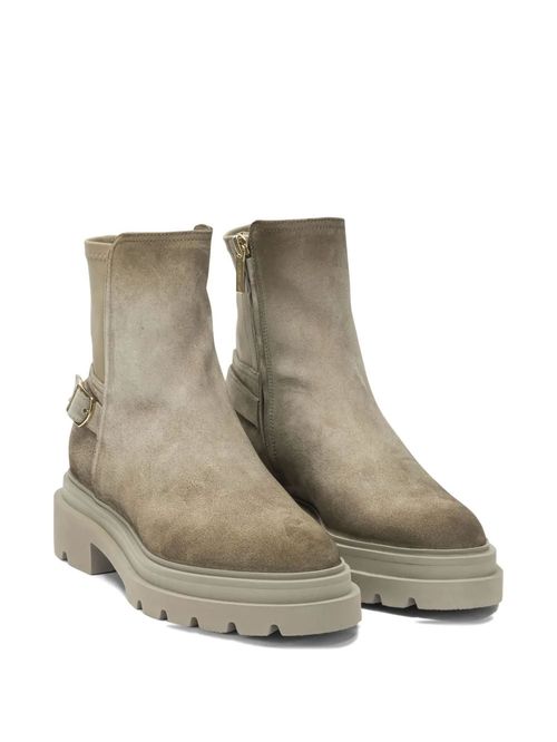 Botine din piele întoarsă