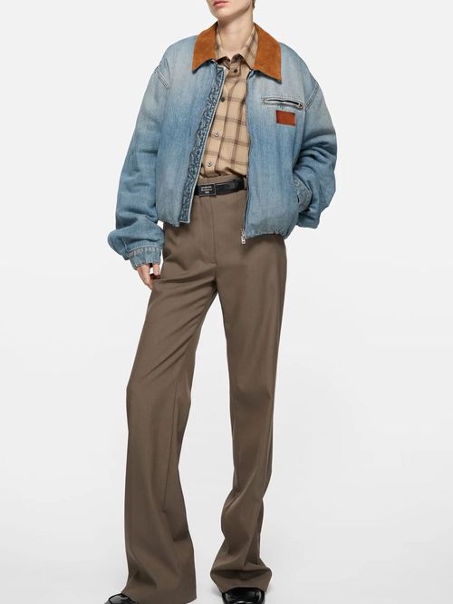 Jachetă bomber din denim