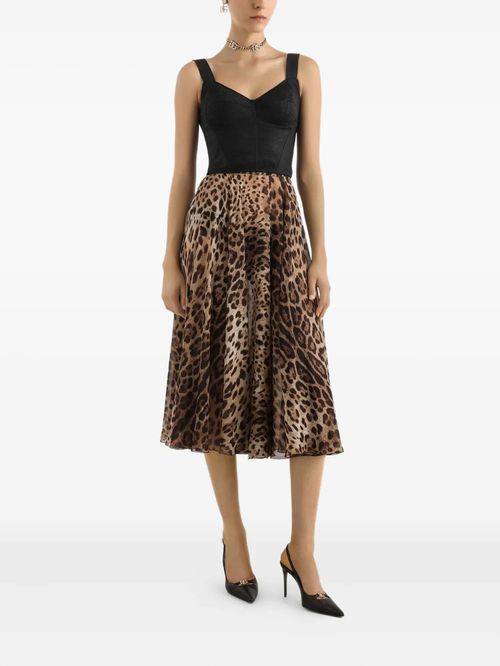 Fustǎ midi cu imprimeu