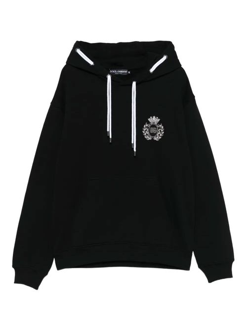 Hanorac negru cu imprimeu