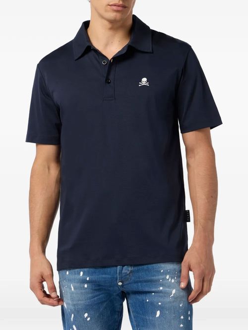 Tricou polo bleumarin