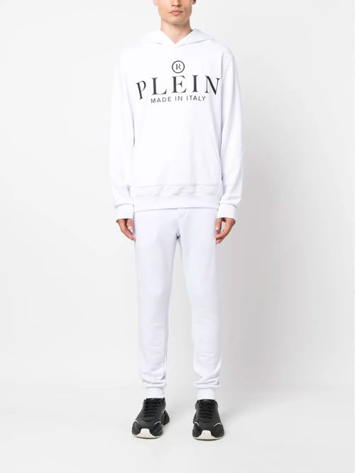 Pantaloni sport albi