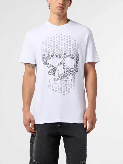 Tricou imprimeu craniu