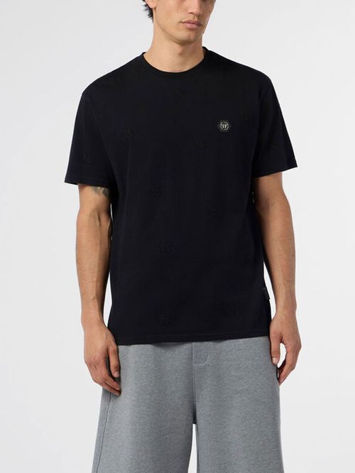 Tricou negru cu logo