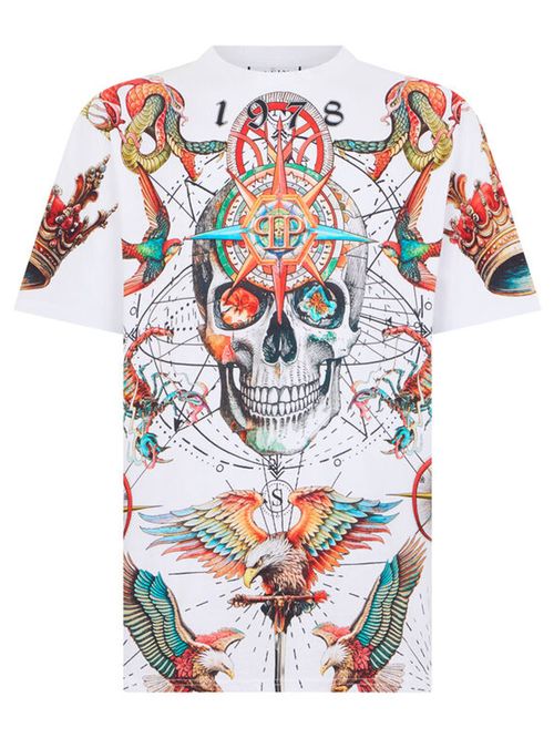 Tricou Tattoo imprimeu colorat