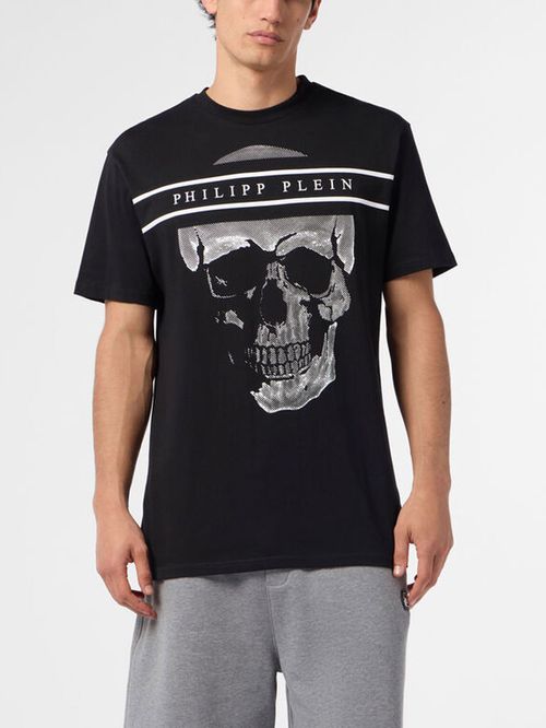 Tricou Skull negru cu logo