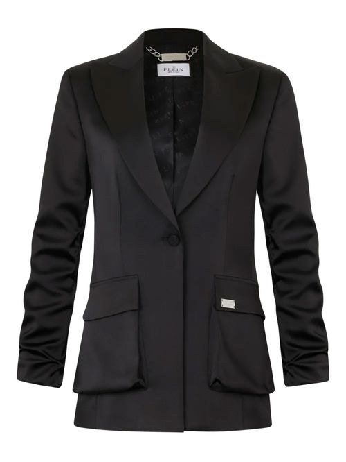 Sacou Cargo din satin