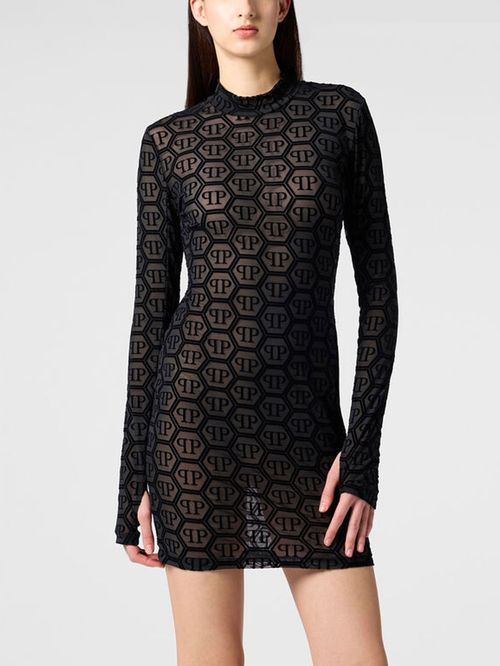 Rochie mini cu monograme