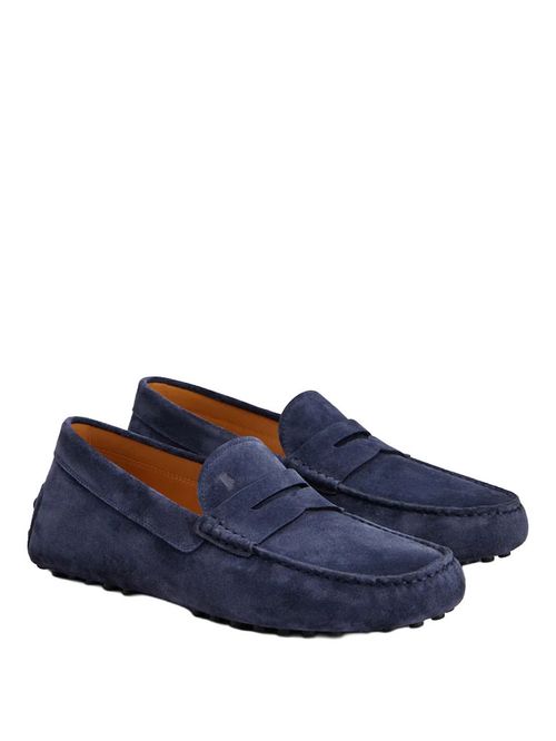 Pantofi slip-on Gommino albastri