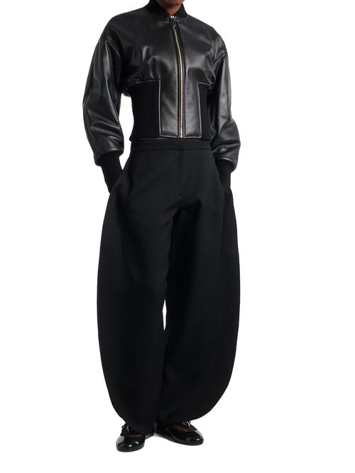 Pantaloni croială tip petală