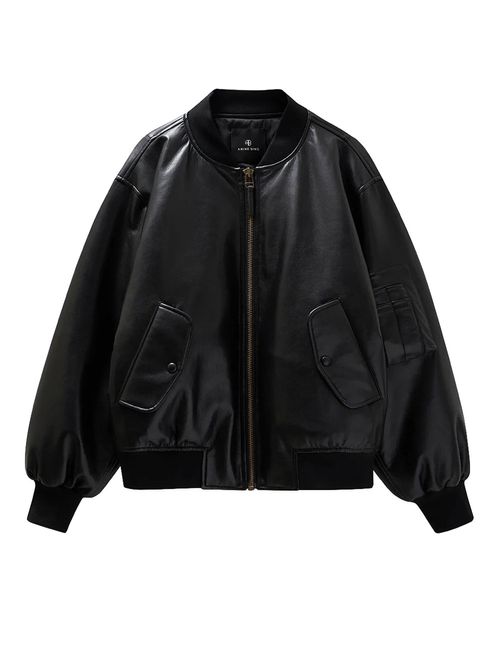 Jachetă Leon din piele reciclată