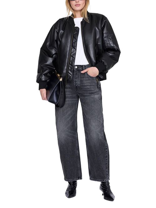 Jachetă Leon din piele reciclată