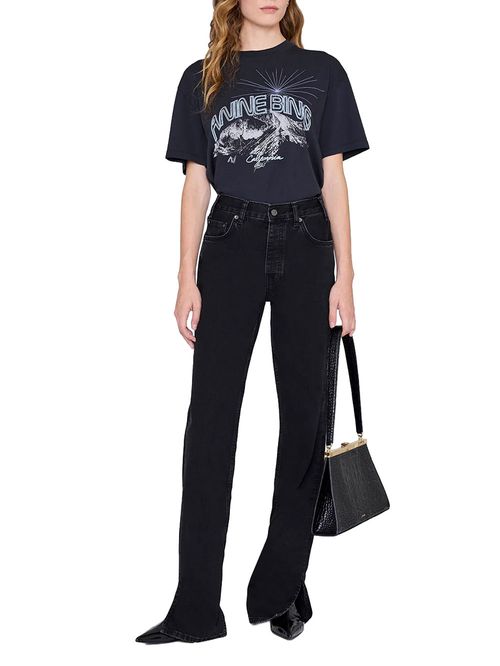 Tricou albastru cu imprimeu