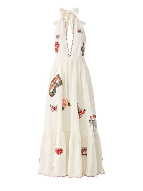 Rochie maxi cu imprimeuri