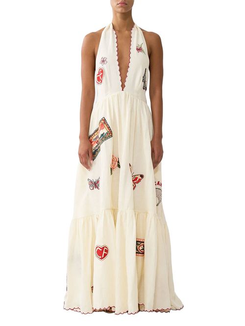 Rochie maxi cu imprimeuri