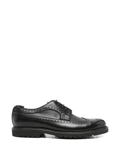 Pantofi derby in stil brogue