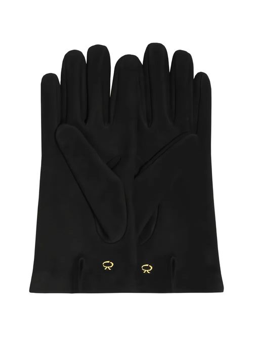 Mănuși negre din piele întoarsă