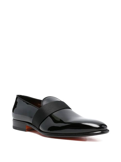 Pantofi loafers din lac
