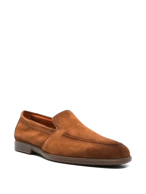 Pantofi loafers piele întoarsă