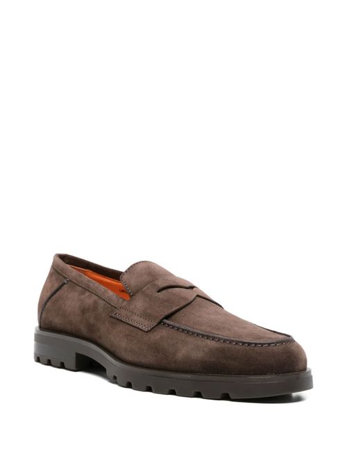 Pantofi loafers maro
