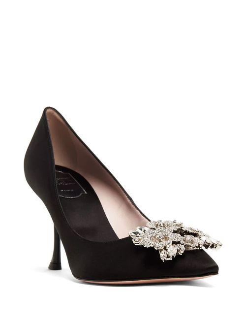 Pantofi aplicații cristale 85mm