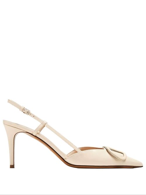 Pantofi cu toc logo 90mm