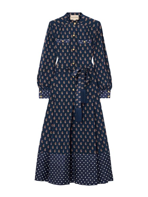 Rochie lungă cu imprimeu