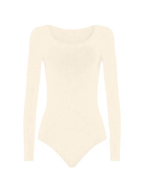 Body mânecă lungă alb