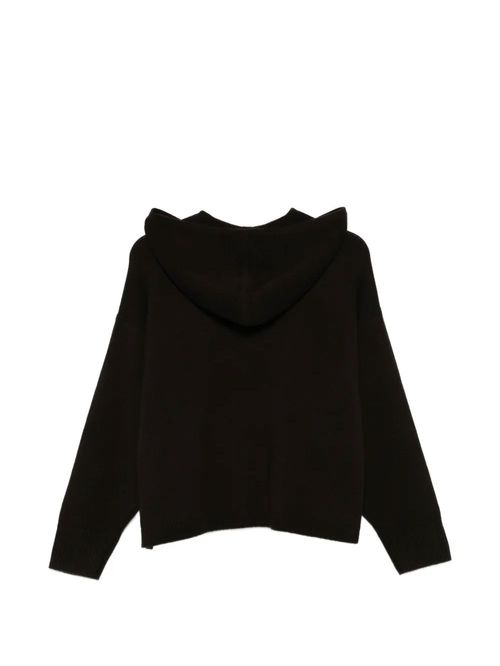 Pulover din cașmir cu glugă