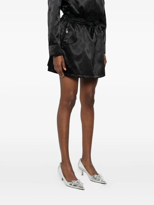 Fustă mini imprimeu logo