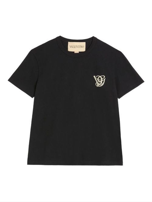 Tricou negru cu logo