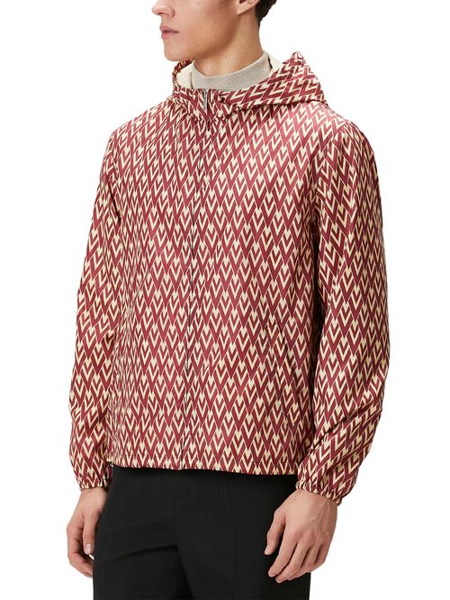 Jachetă cu imprimeu geometric