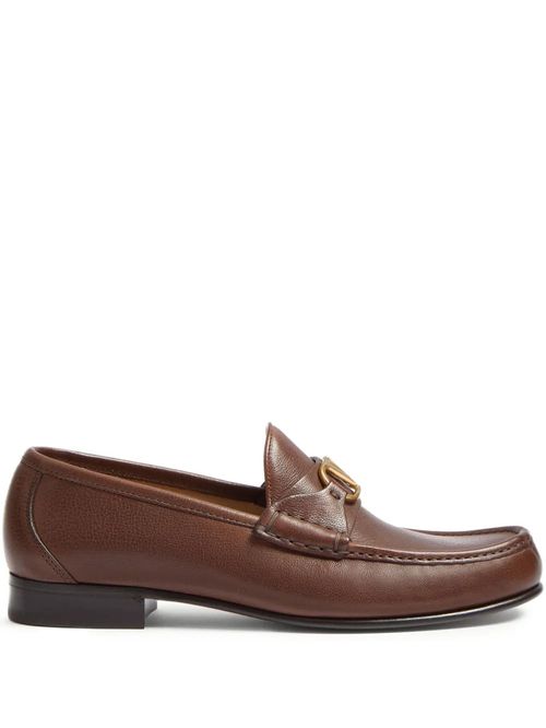 Pantofi loafers cu logo V