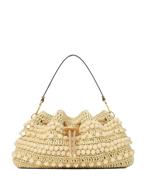 Geantă Cinch rafie cu aplicații