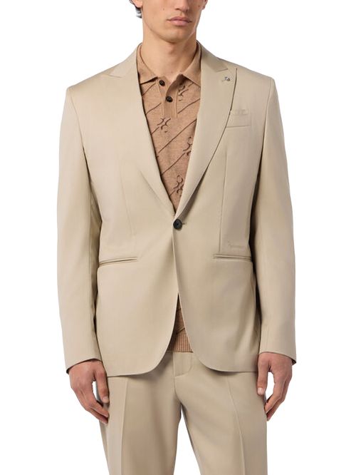 Sacou bej din lână