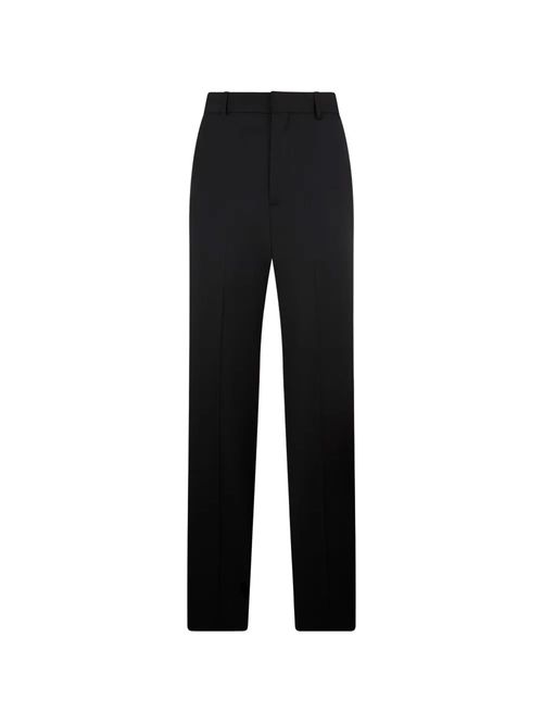 Pantaloni negri din lână