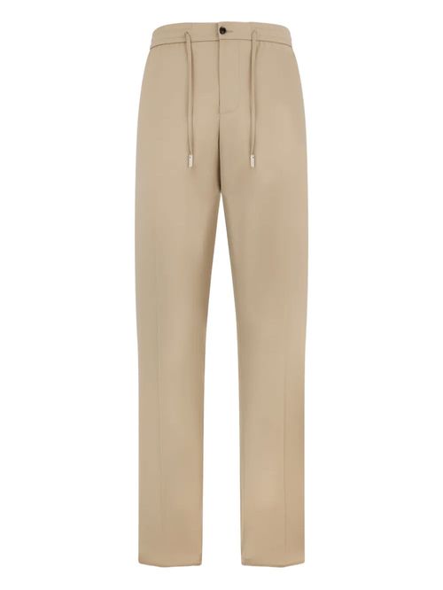 Pantaloni din lână cu șiret