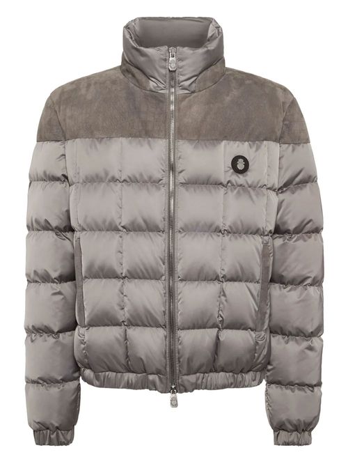 Geacă gri matlasată