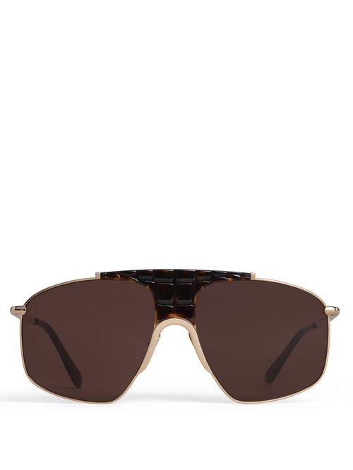 Ochelari de soare Pilot maro