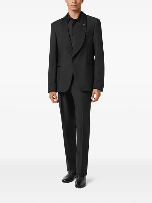 Sacou negru cu lână