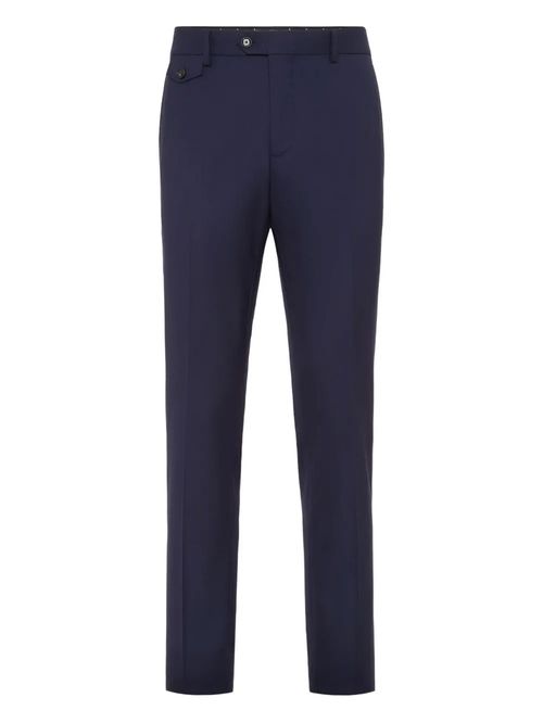 Pantaloni bleumarin croi cambrat