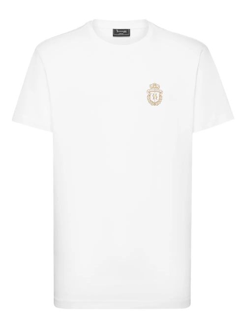 Tricou alb cu logo