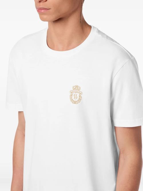 Tricou alb cu logo