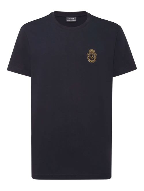 Tricou bleumarin cu logo