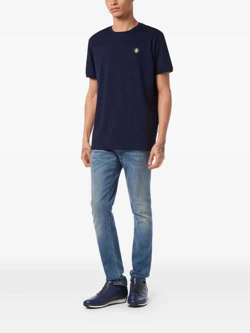 Tricou bleumarin logo aplicat