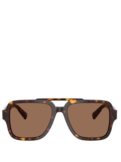 Ochelari de soare maro cu inserții