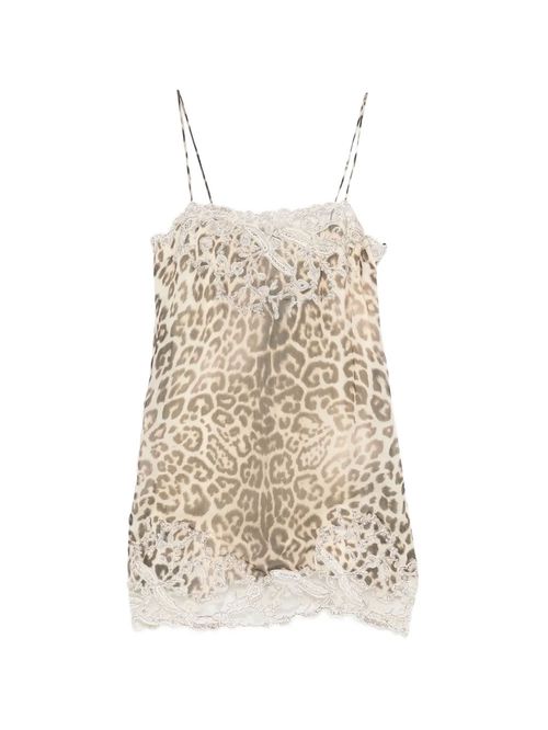 Rochie mini cu imprimeu și broderie