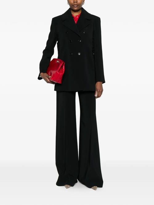 Pantaloni negri croi larg