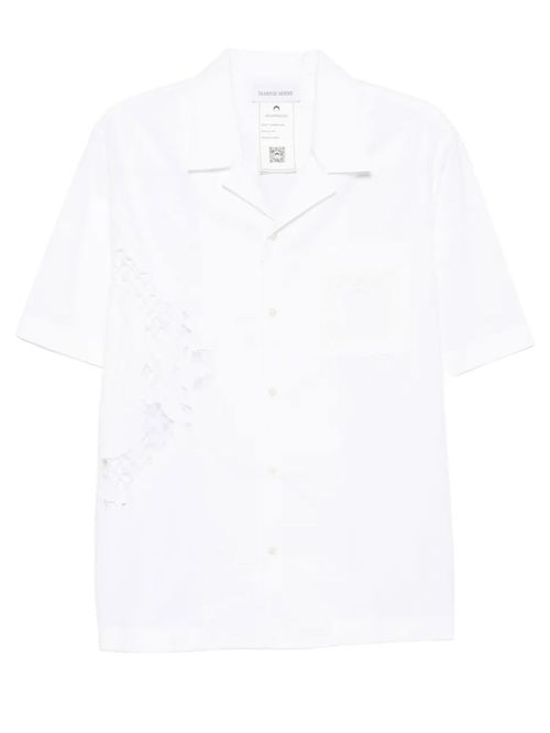 Cămașă din bumbac cu inserții